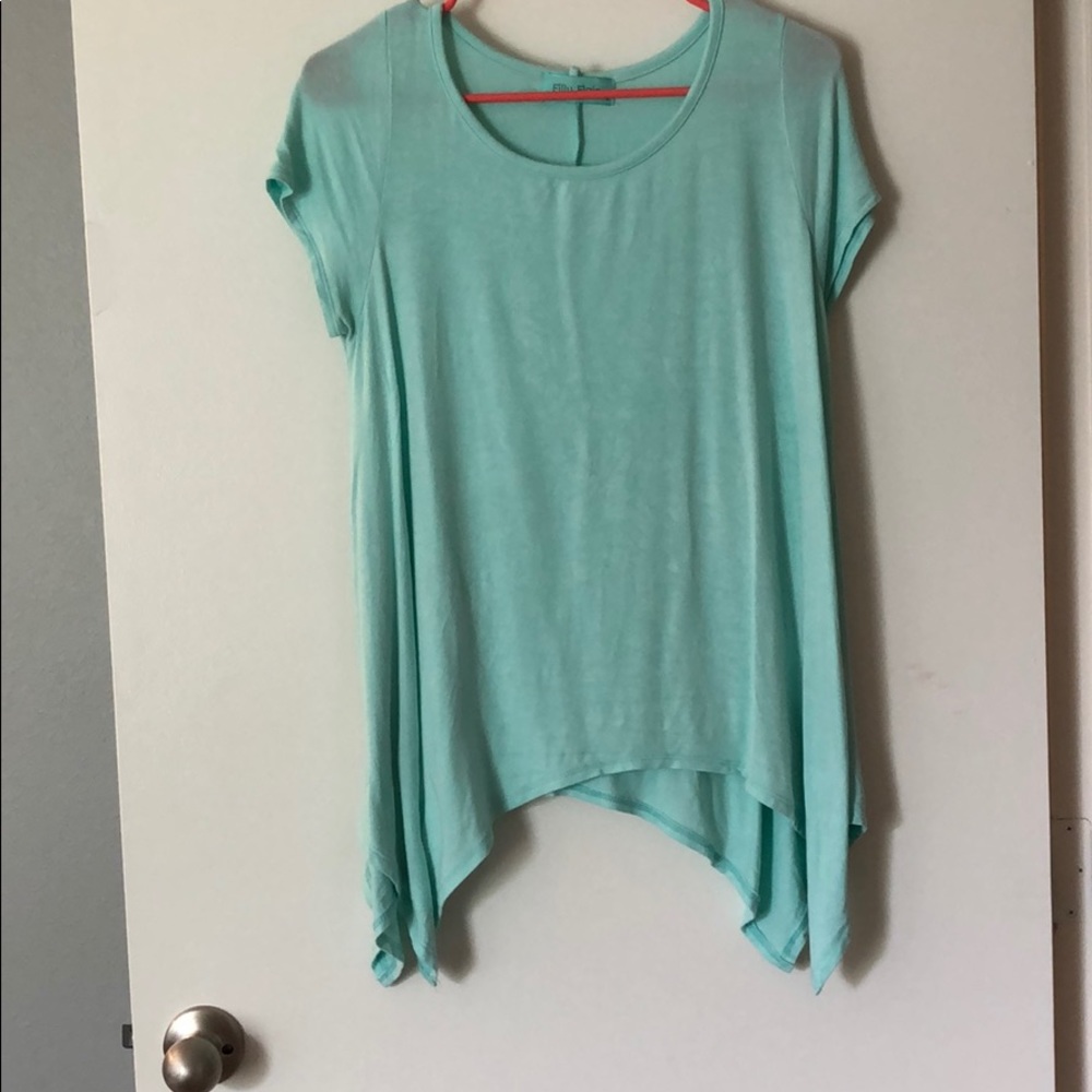 Mint Filly Flair Top